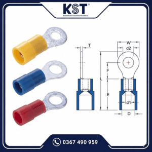 Đầu cos tròn cách điện RV